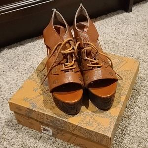 Free People Clog Farrah Wooden Sandal.